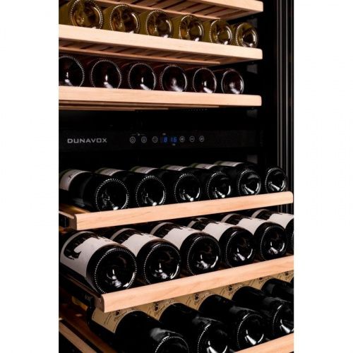 Двухзонный винный шкаф Dunavox DX-94.270DBK фото 4